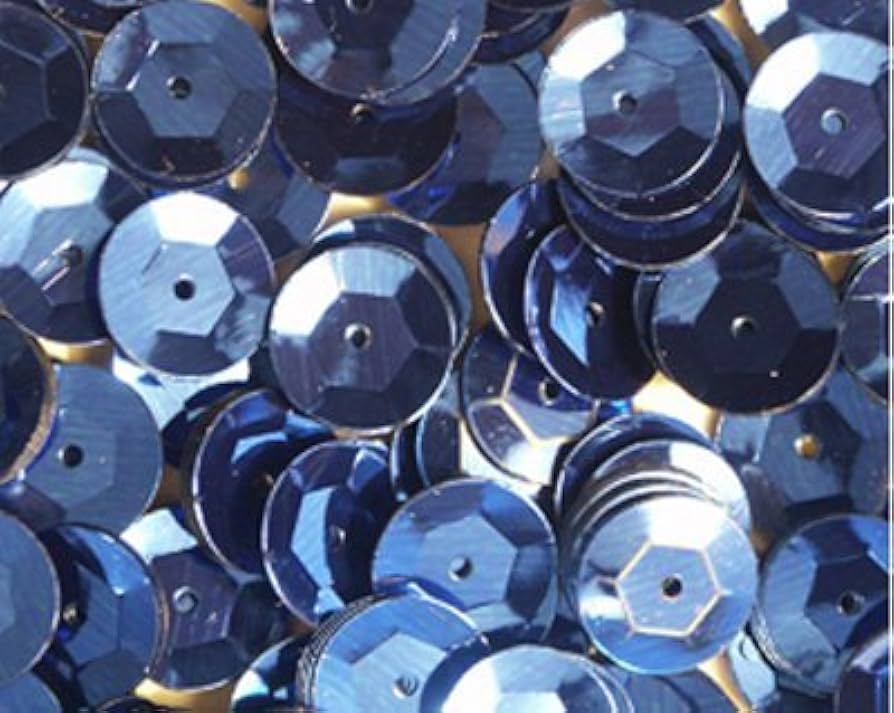 Amazon.com: 5mm Cup Sequins ~ Light Blue Metallic ~ Loose